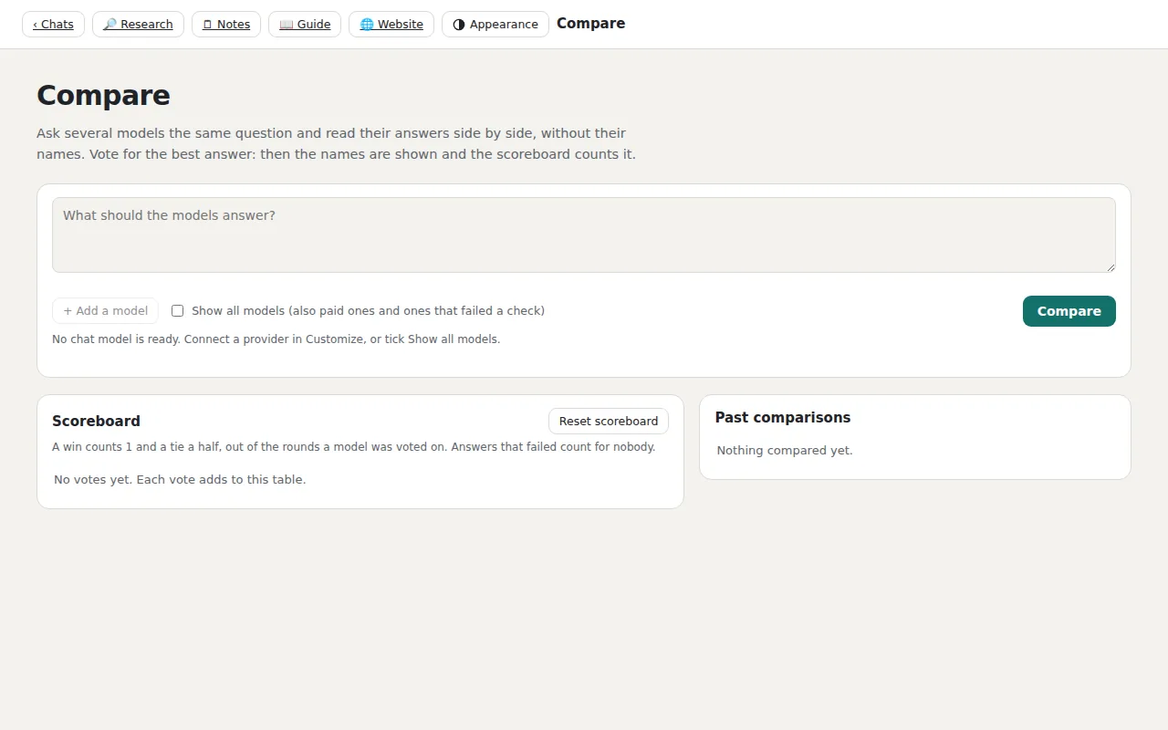 The PetAi Compare page